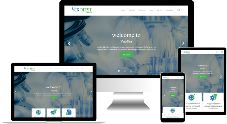 ڤيرو تيست Website development